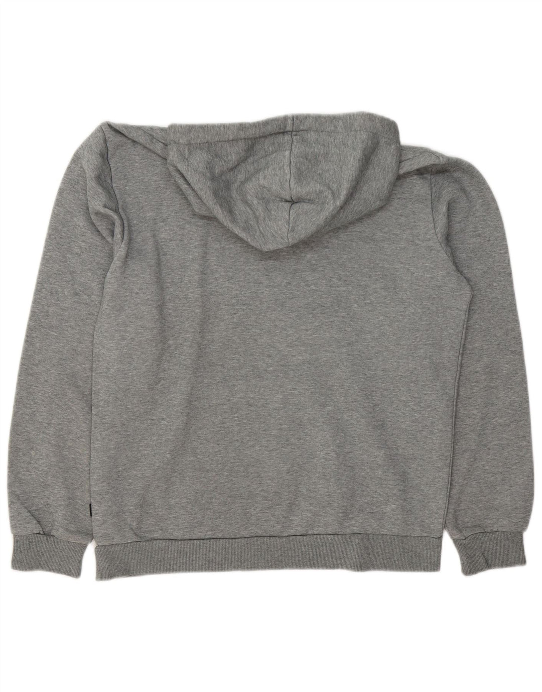 Męski sweter z kapturem Puma z grafiką, średnioszary, bawełniany w cętki