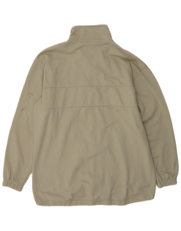 Damska bluza dresowa oversize Asics UK 18 XL Beżowy poliester