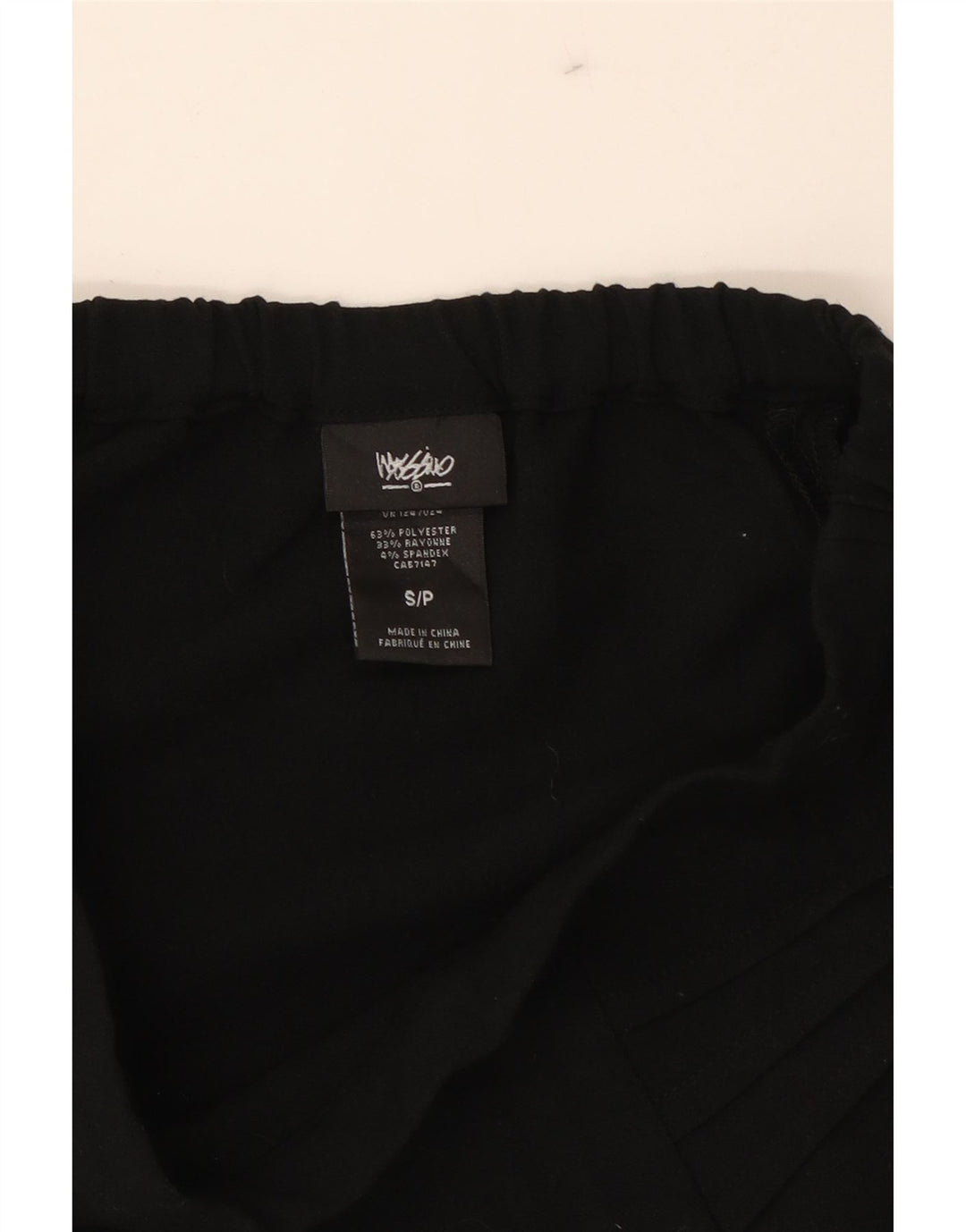 MOSSIMO Womens A-Line Skirt Small W30  Black Polyester Vintage Mossimo and Second-Hand Mossimo from Messina Hembry 