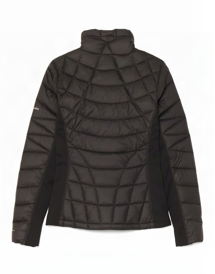 Męska ocieplana kurtka Columbia UK 38 Średni czarny nylon w blokach kolorystycznych