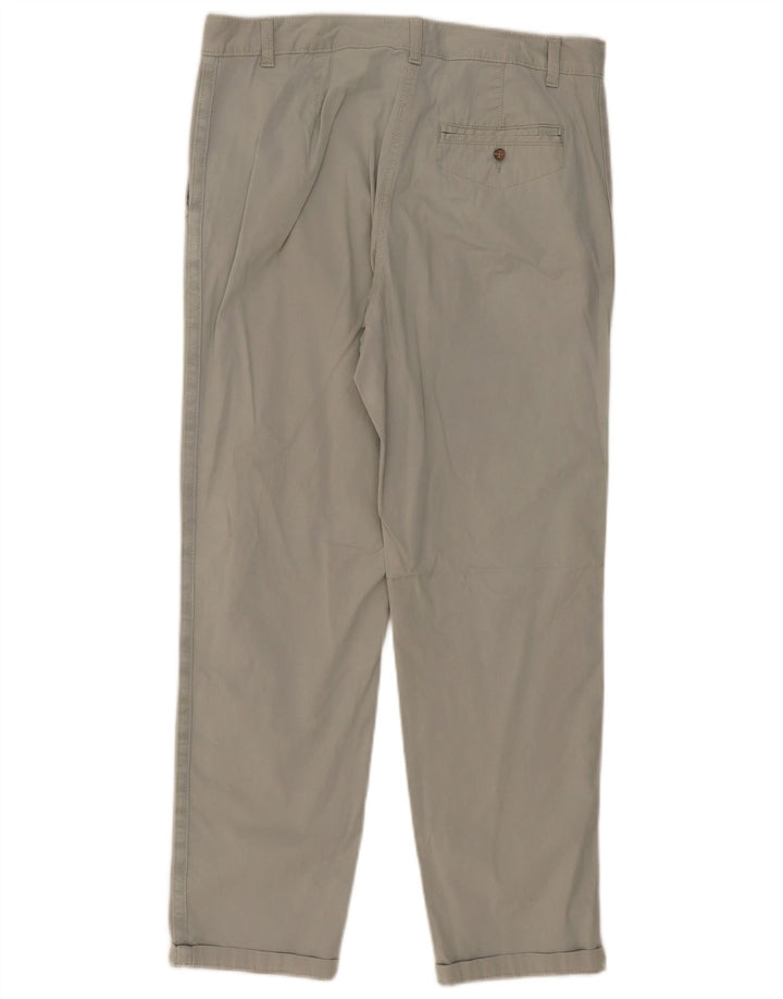 Spodnie damskie Marks & Spencer Straight Chino UK 12 Medium W34 L29 Szare