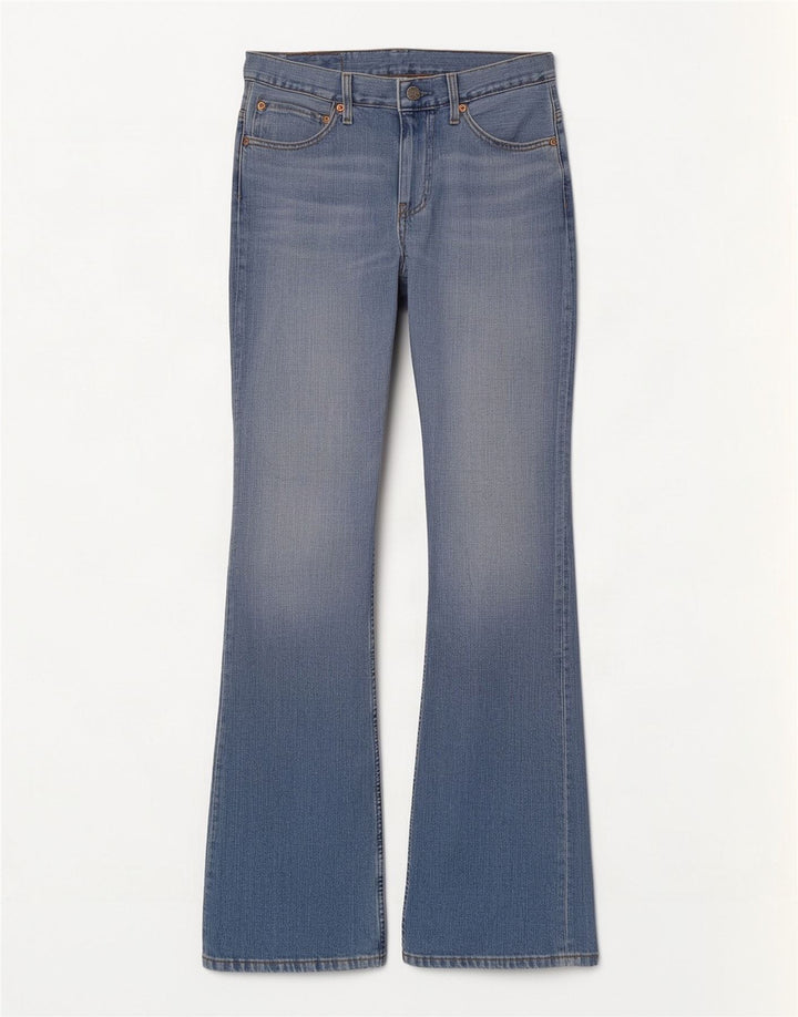 Męskie jeansy Levi's 507 Slim Bootcut W31 L34 Niebieska bawełna