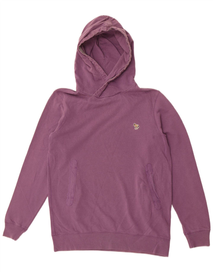 Męski sweter z kapturem Paul Smith, średni fiolet, bawełna