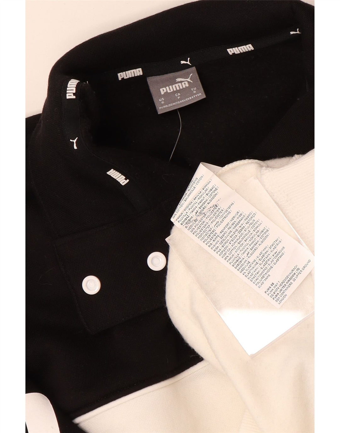 Damska bluza Puma Oversize Graphic Jumper UK 10 Small Black