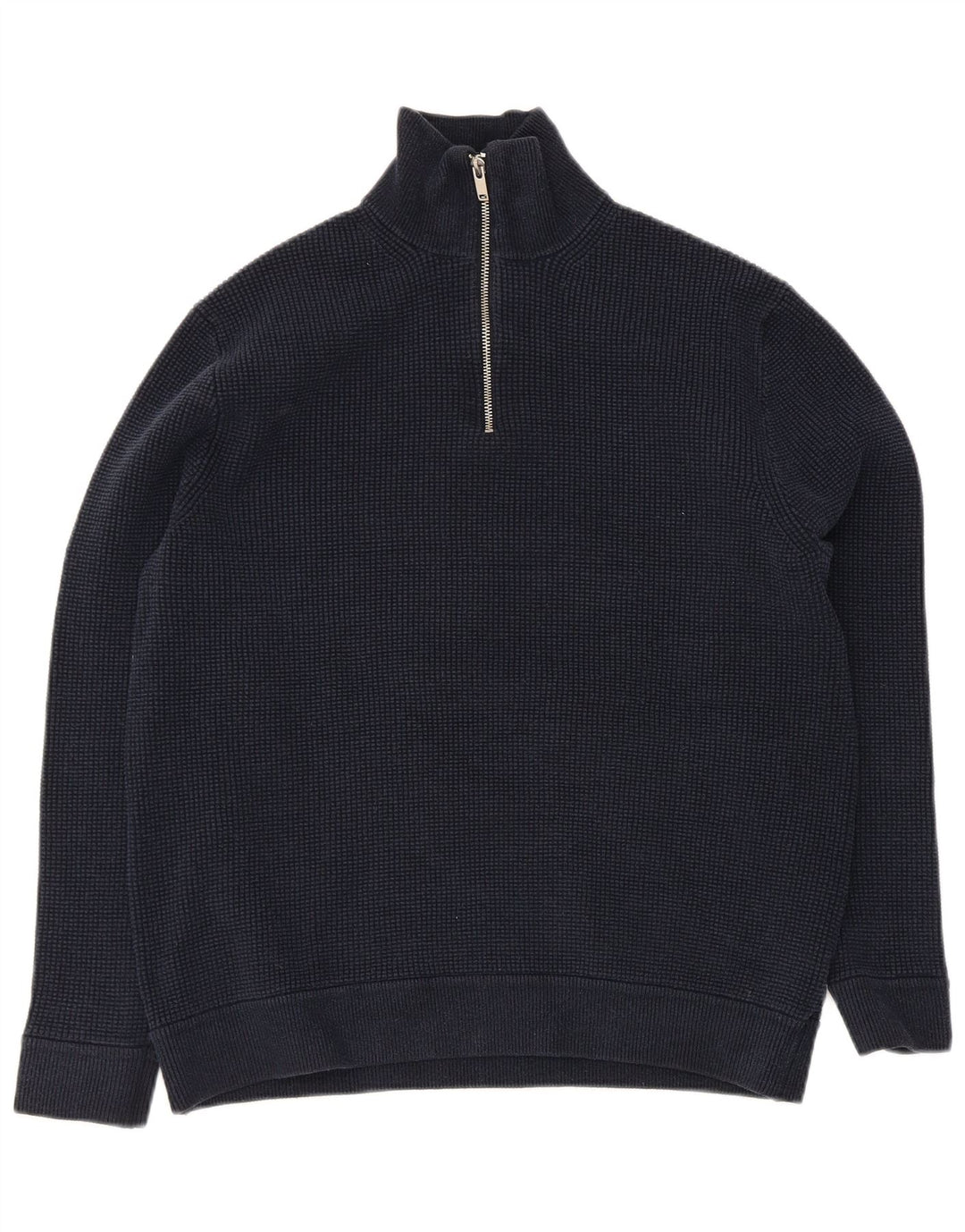 Marks & Spencer Męski sweter z zamkiem błyskawicznym XL, granatowy, poliester