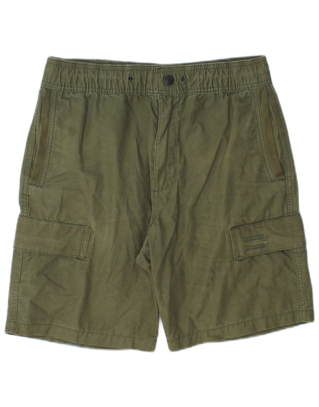 Męskie spodenki cargo Superdry małe W30, zielone, bawełniane