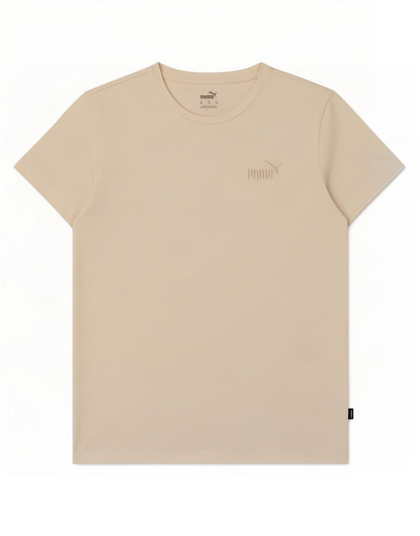 T-shirt damski Puma Top UK 12 Średni beż, bawełna