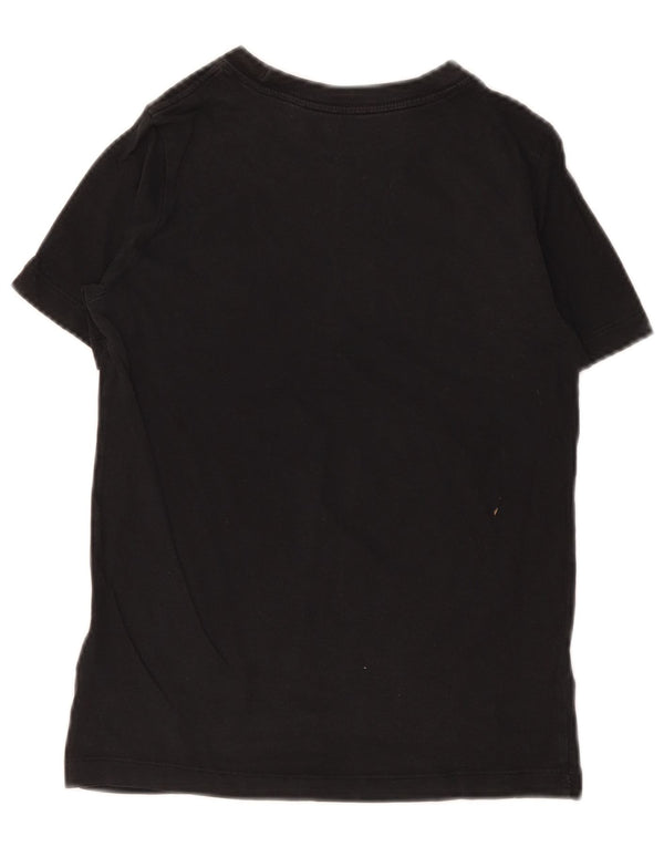 Chłopięcy T-shirt z grafiką Nike na 10-11 lat, średni czarny, bawełniany