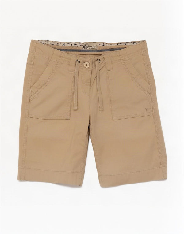 Damskie spodenki cargo Fat Face UK 8 Small W28 Beżowa bawełna