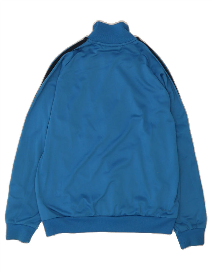 ADIDAS Boys Clima 365 Tracksuit Top Jacket 9-10 Years Blue Polyester Vintage Adidas and Second-Hand Adidas from Messina Hembry 