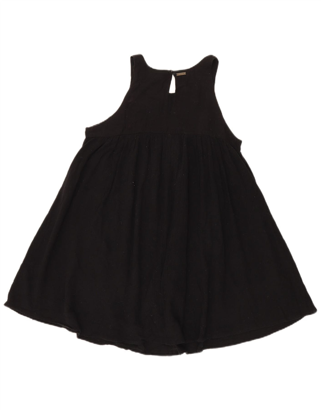 Damska sukienka o linii A Billabong bez rękawów UK 12, średnia czarna bawełna