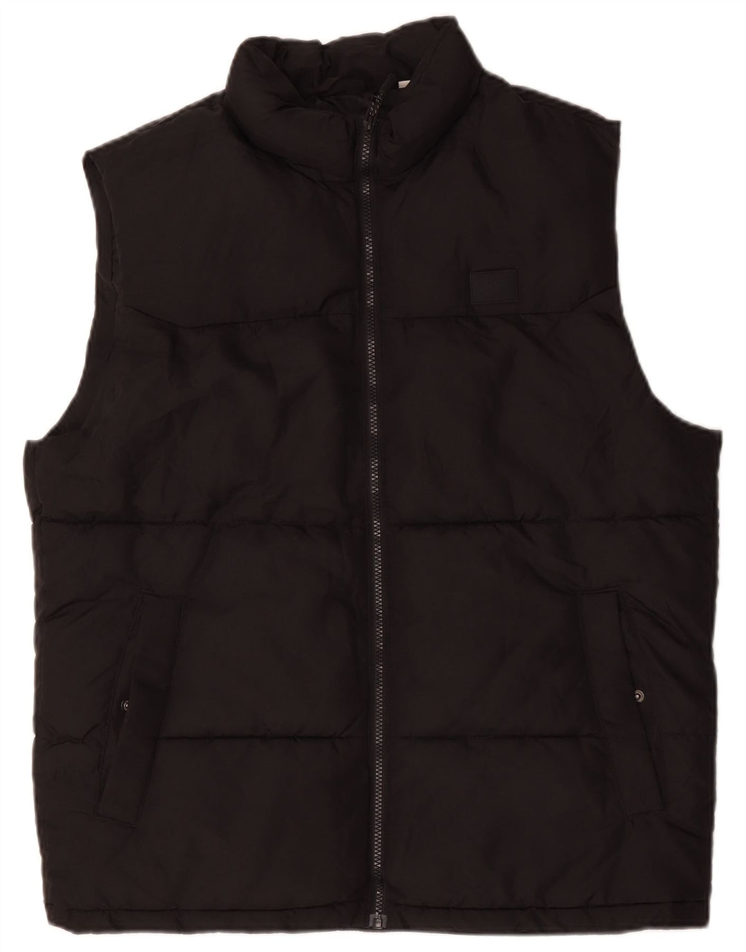 Męska wyściełana kamizelka Jack & Jones UK 42 XL, czarna, poliester