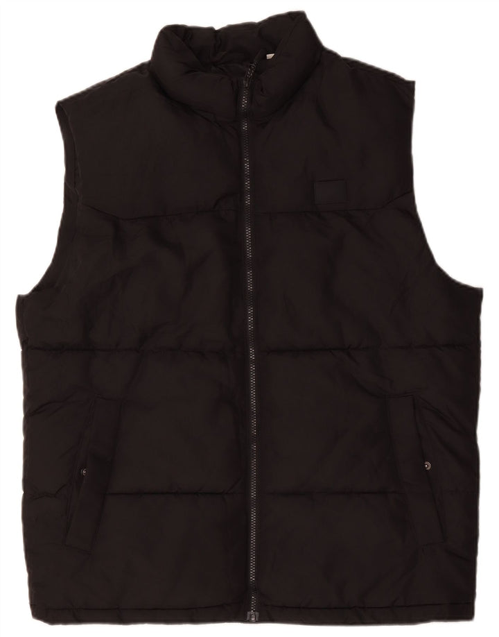 Męska wyściełana kamizelka Jack & Jones UK 42 XL, czarna, poliester