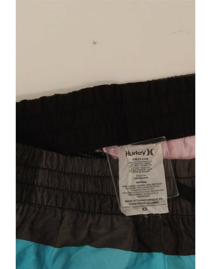 Męskie spodenki kąpielowe Hurley XS, wielokolorowy poliester z blokami kolorów