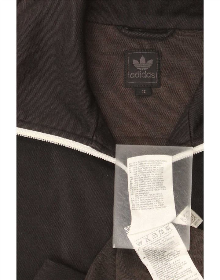 Damska bluza dresowa Adidas IT 42 Średnia czarna bawełna