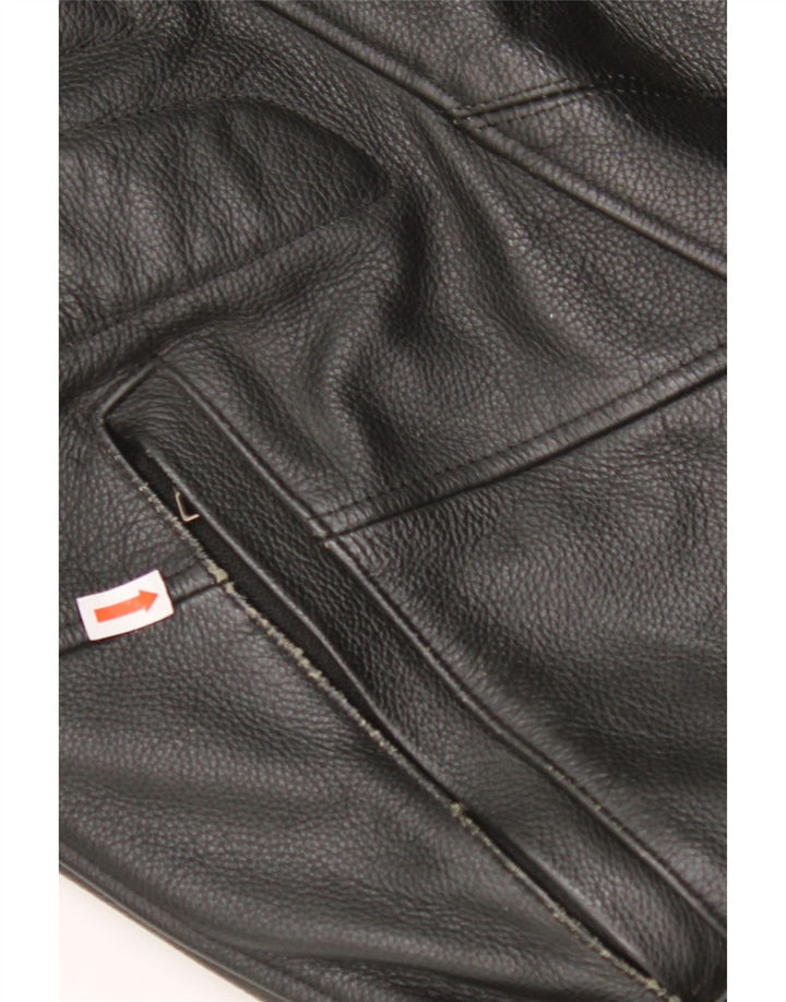 Męska skórzana kurtka racer DAINESE IT 50, duża, czarna