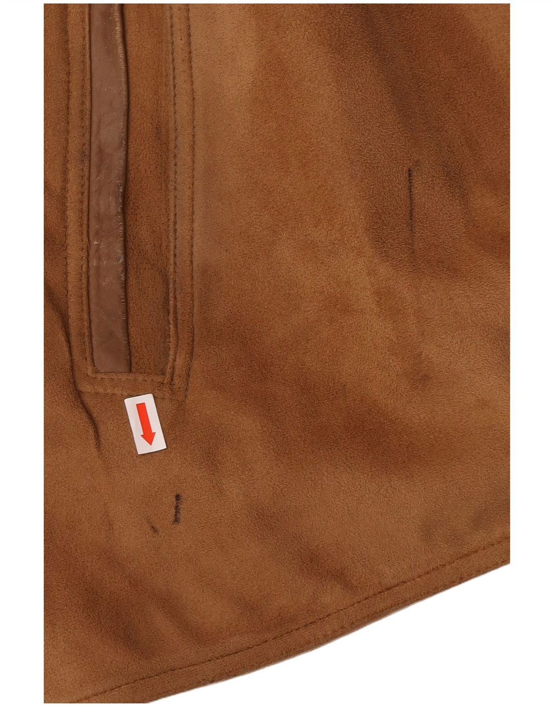 Męska zamszowa kurtka bomber EMPORIO E.G.A UK 42 XL, beżowa