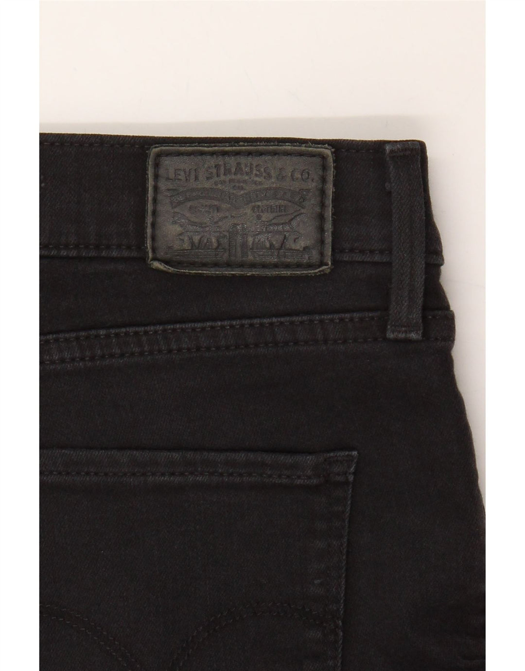 LEVI'S Womens 312 Shaping Slim Jeans W29 L25 Black Cotton Vintage Levi's and Second-Hand Levi's from Messina Hembry 