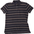 Męska koszulka polo Massimo Dutti w duże granatowe paski