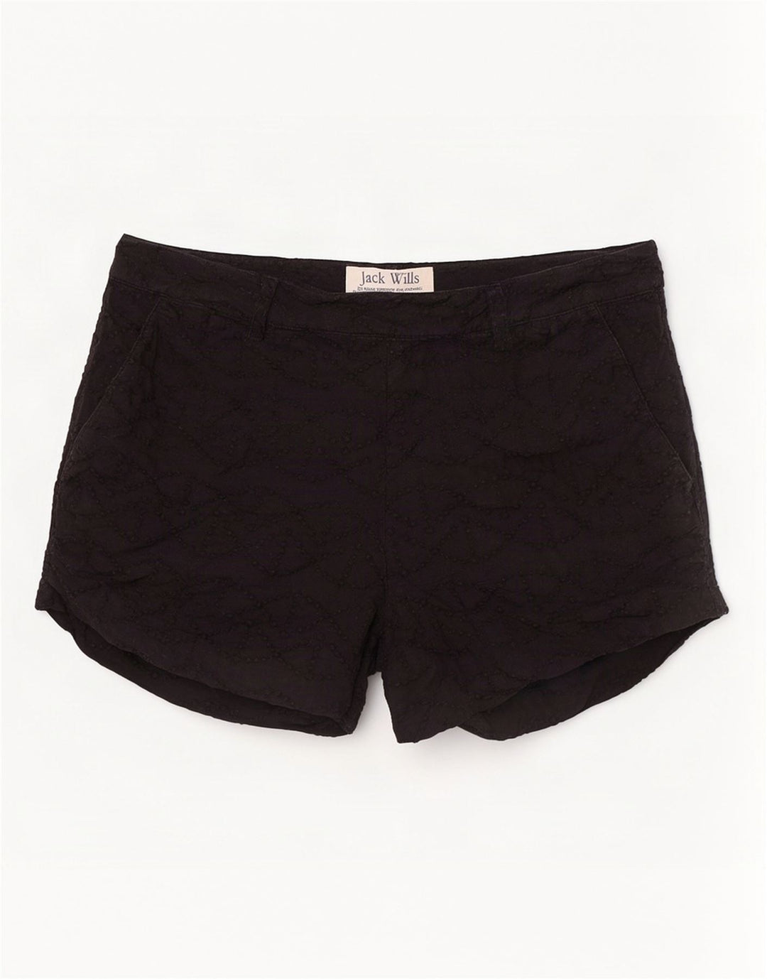 Damskie spodenki chino Jack Wills UK 12 Medium W30, czarna bawełna