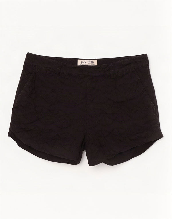 Damskie spodenki chino Jack Wills UK 12 Medium W30, czarna bawełna