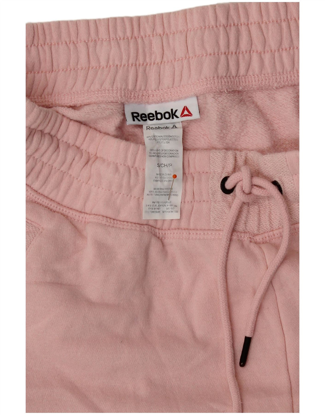 Damskie spodenki sportowe Reebok UK 10 Small, różowe, bawełniane