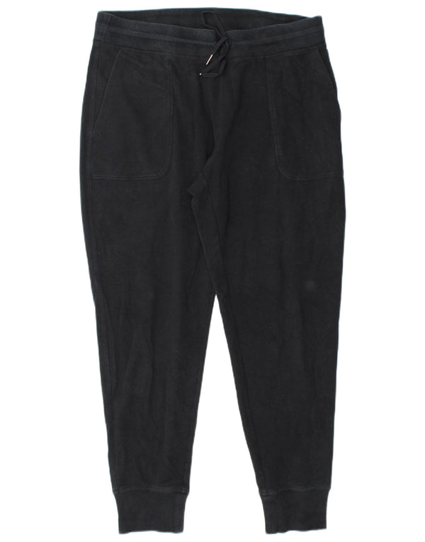 Damskie spodnie dresowe L.L.BEAN Joggers UK 14 Średnia czarna bawełna