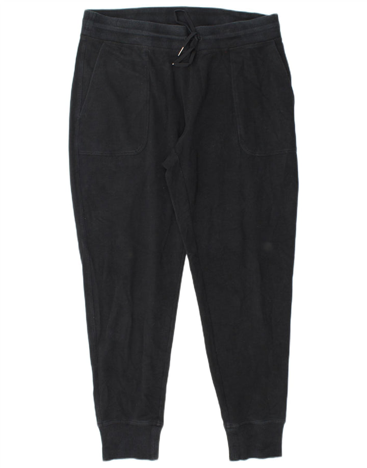 Damskie spodnie dresowe L.L.BEAN Joggers UK 14 Średnia czarna bawełna