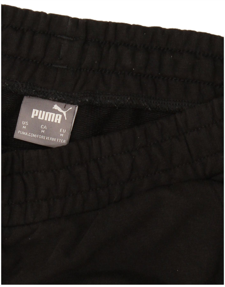 Męskie spodnie dresowe PUMA z grafiką, średnia czerń