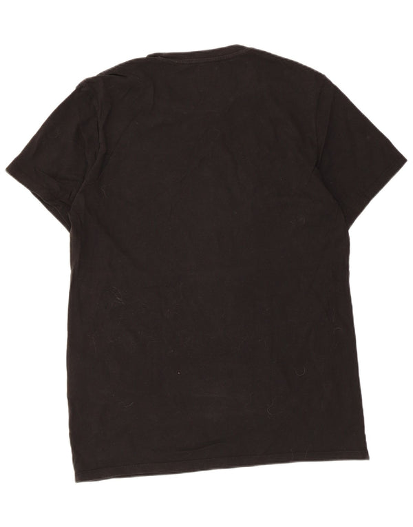 Męska koszulka z grafiką Levi's Top, średnia czarna bawełna