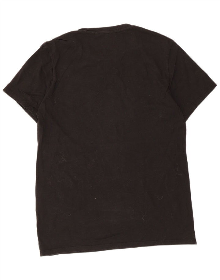 Męska koszulka z grafiką Levi's Top, średnia czarna bawełna