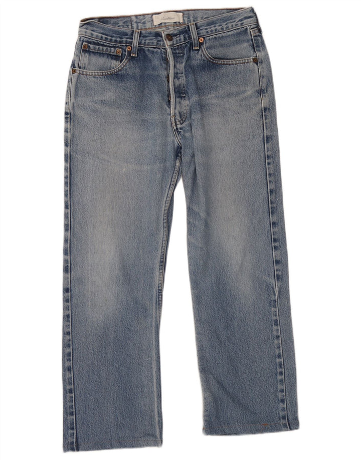 Męskie proste dżinsy Levi's W30 L26 Niebieskie bawełniane