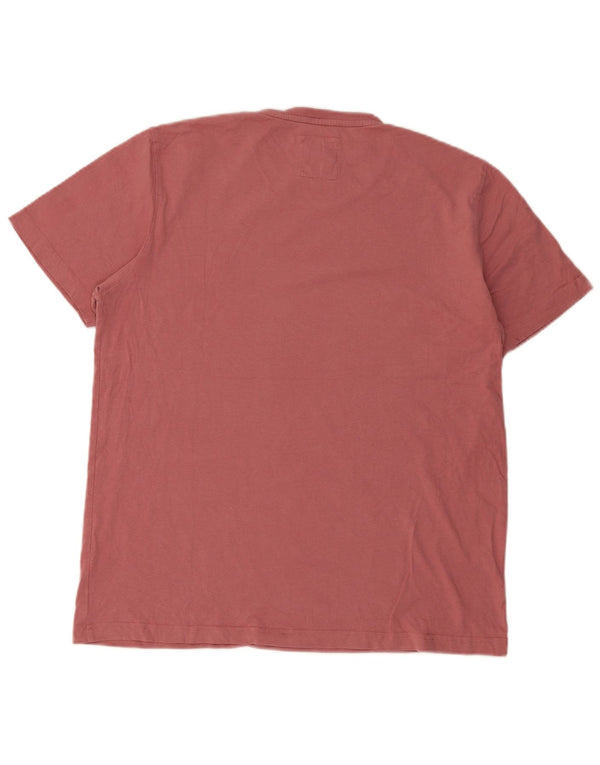 T-shirt męski Crew Clothing Top XL Różowa bawełna