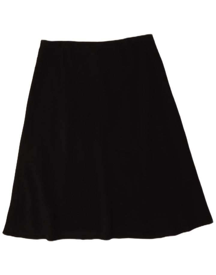 Marks & Spencer Damska spódnica w kształcie litery A UK 18 XL W36 Czarny poliester
