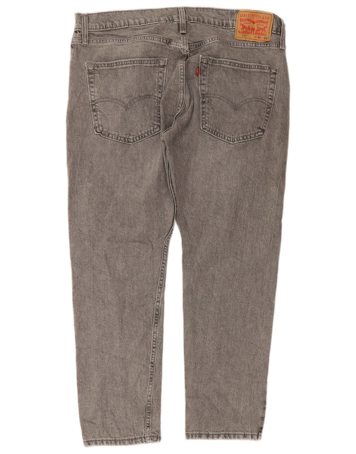 Męskie jeansy Levi's 512 Slim Tapered W36 L29 Szara bawełna