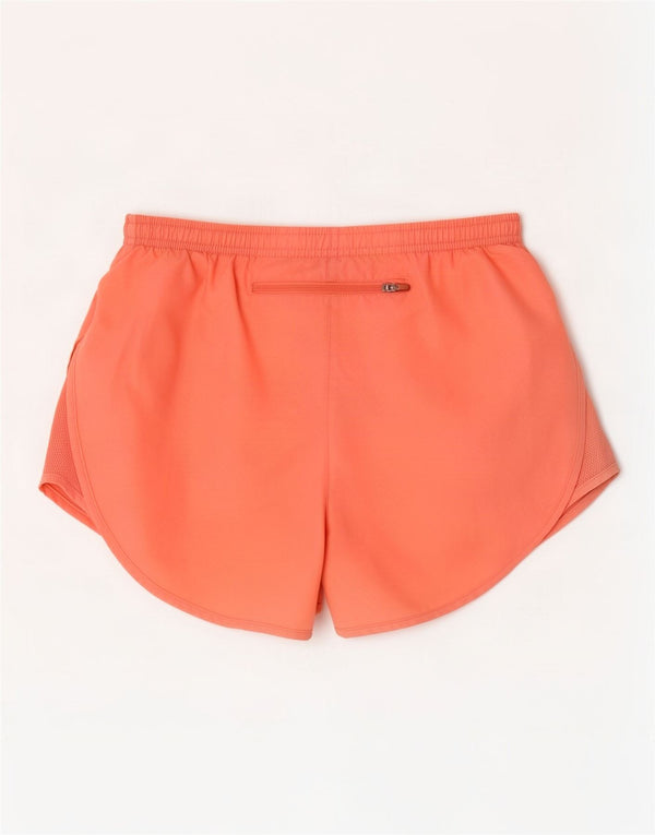 Damskie spodenki sportowe Nike Dri Fit UK 6 XS, pomarańczowe, poliestrowe