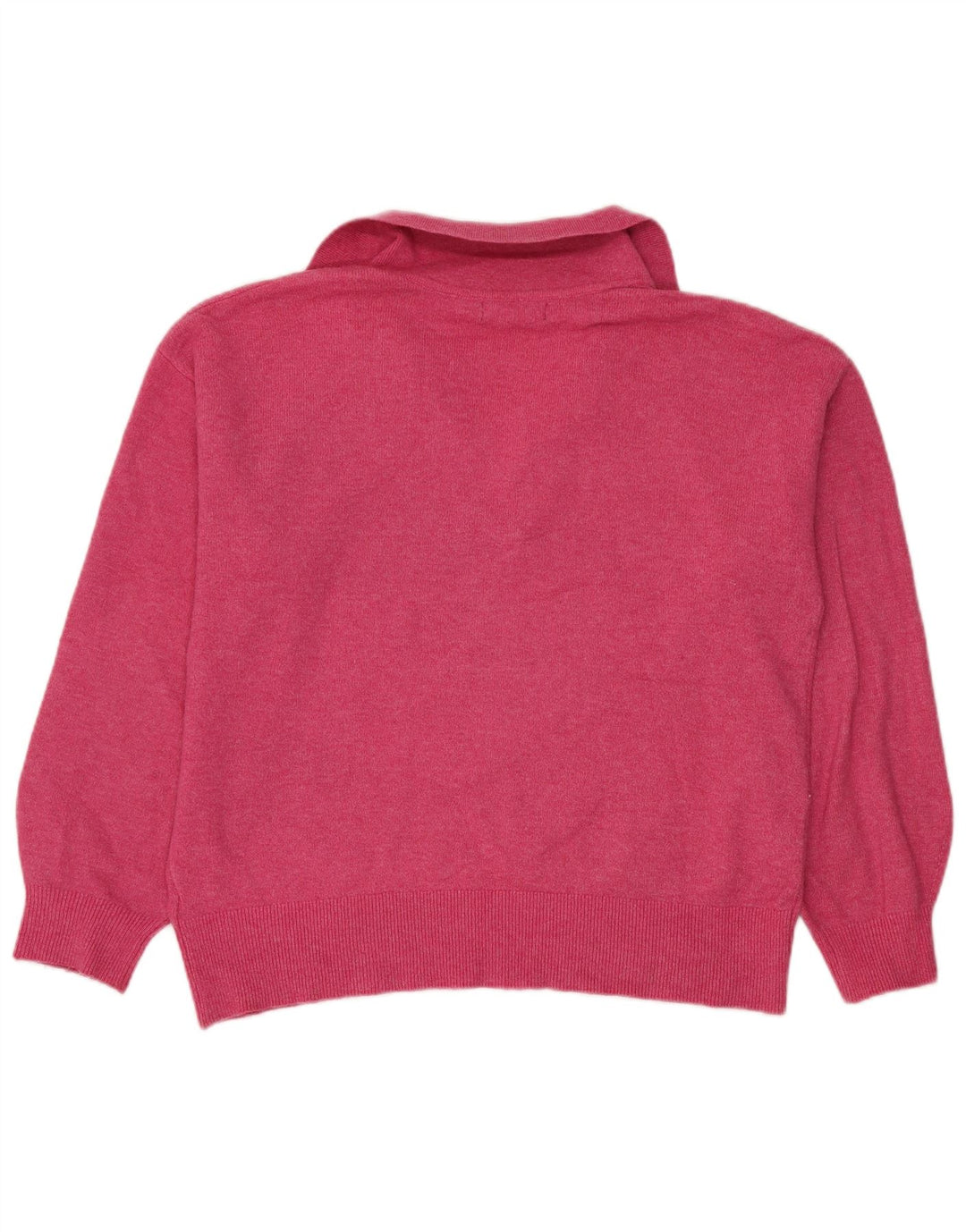 Marks & Spencer Damski sweter oversize z golfem, UK 14, średni róż