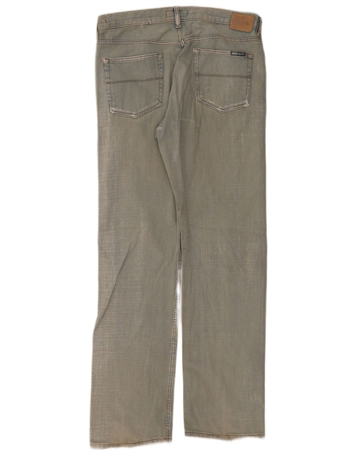 Męskie proste dżinsy CERRUTI W36 L34 niebieskie