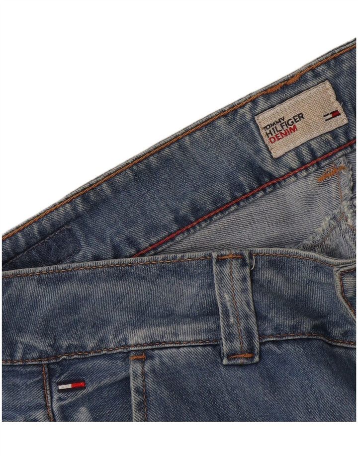 Damskie jeansy z szeroką nogawką Tommy Hilfiger W32 L30 Niebieskie