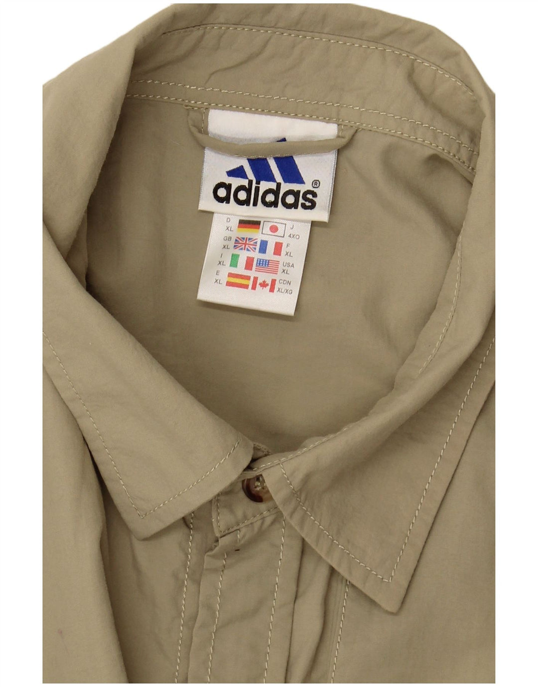 Męska koszulka z krótkim rękawem ADIDAS XL, zielony nylon