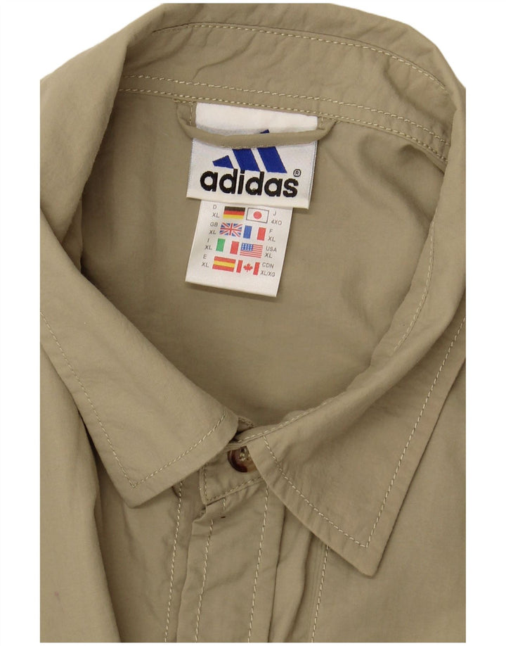 Męska koszulka z krótkim rękawem ADIDAS XL, zielony nylon