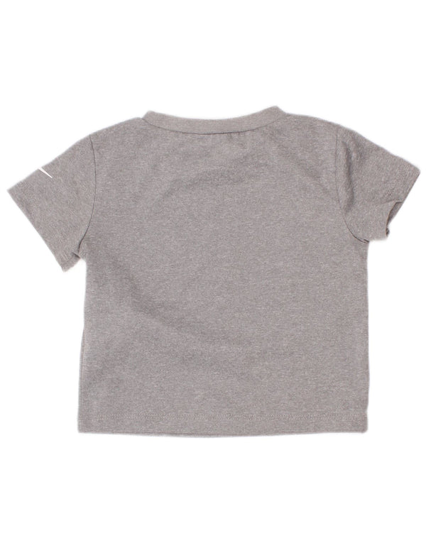 Koszulka chłopięca Nike Baby Dri Fit z grafiką, 9-12 miesięcy, szary poliester