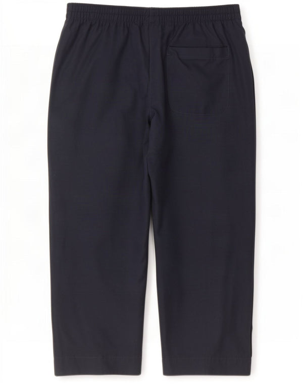 Bermudy damskie Adidas UK 12 Medium W30 Granatowa bawełna