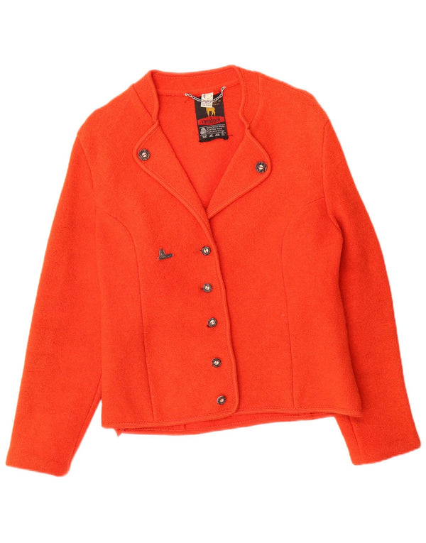 Damska marynarka Steinbock zapinana na 5 guzików IT 44 Średnia czerwona wełna