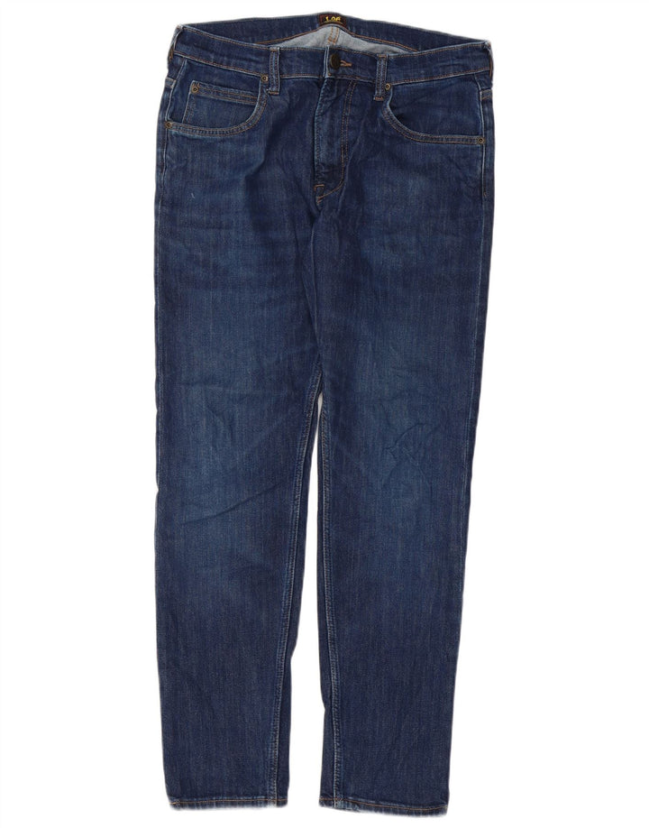Męskie jeansy Lee Rider Slim W31 L30 Niebieskie bawełniane