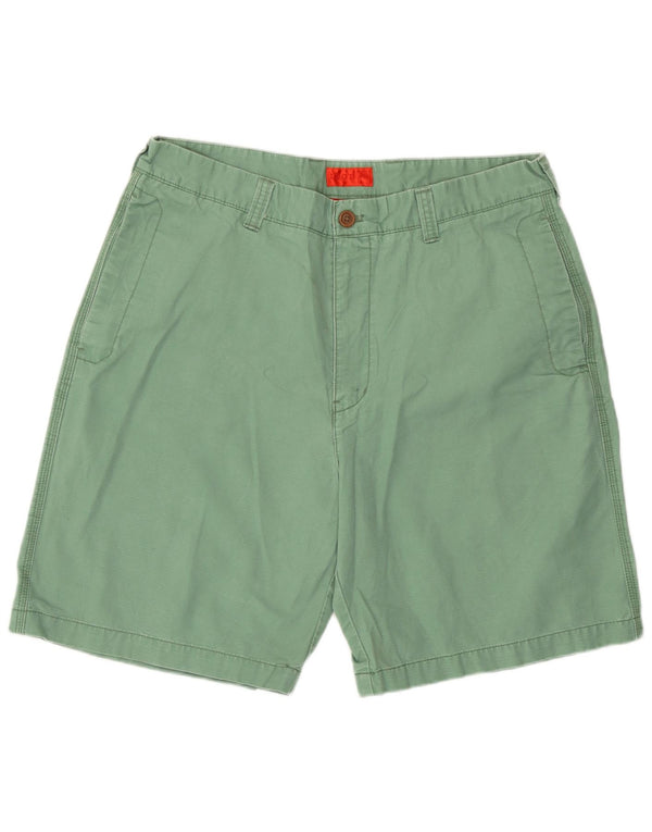 Męskie spodenki chino Izod W36 XL, zielone, bawełniane