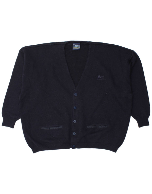 Vintage męski sweter o luźnym kroju IT 54 XL granatowy