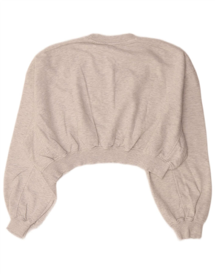 Damska bluza oversize Zara Crop UK 14, średni szary