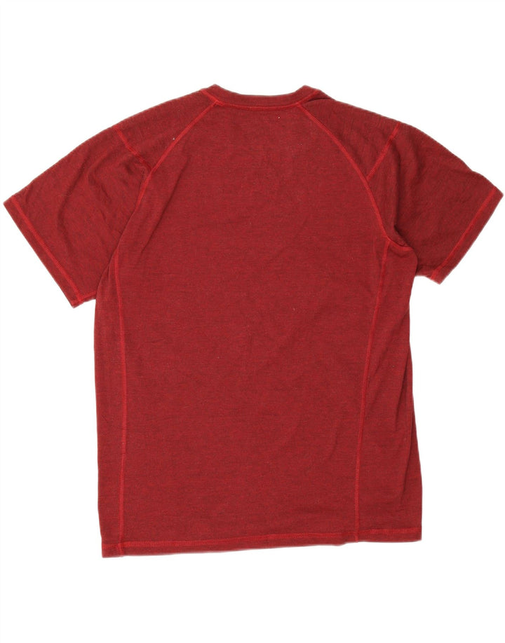 T-shirt męski The North Face, poliester w kolorze średniej czerwonej plamki