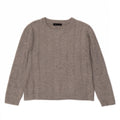 Marks & Spencer Damski sweter oversize z dekoltem w łódkę, UK 10, mały, szary